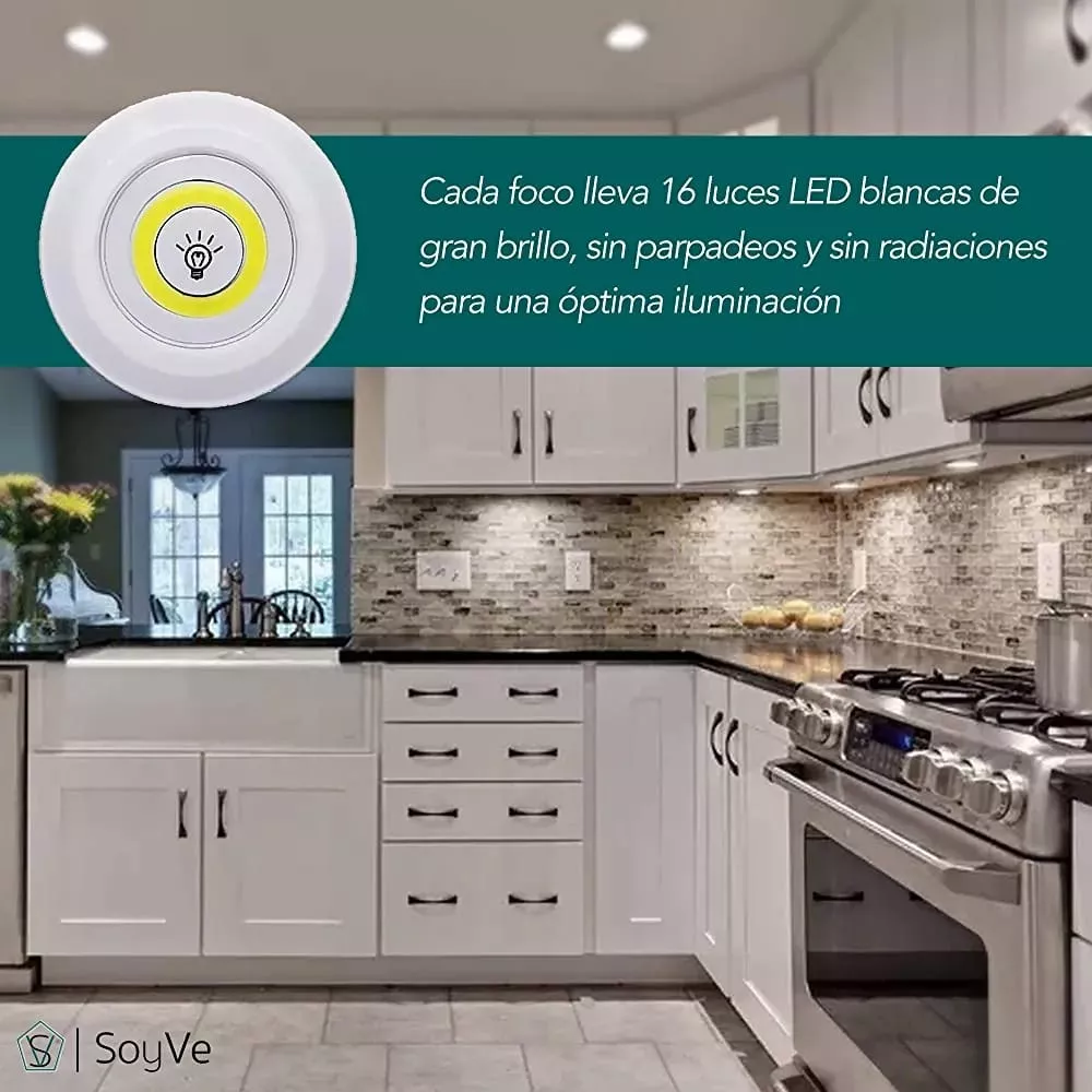 Miniatura 6 de Luz Led Plato Inalambrico X3