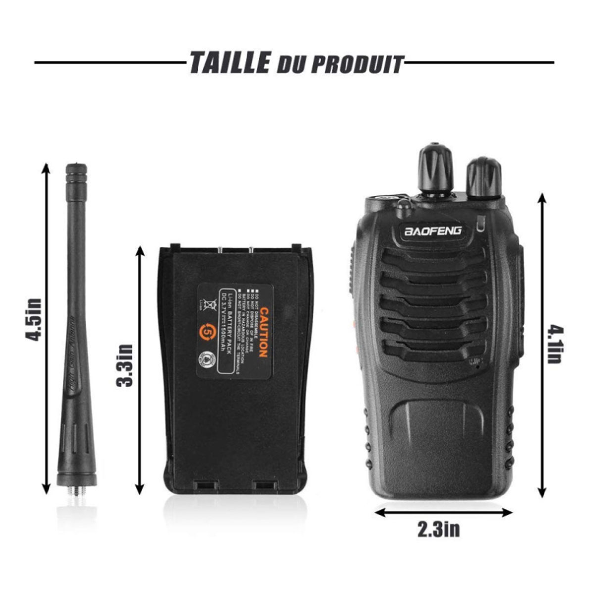 Radio Walkie Talkie Baofeng X2 Bateria