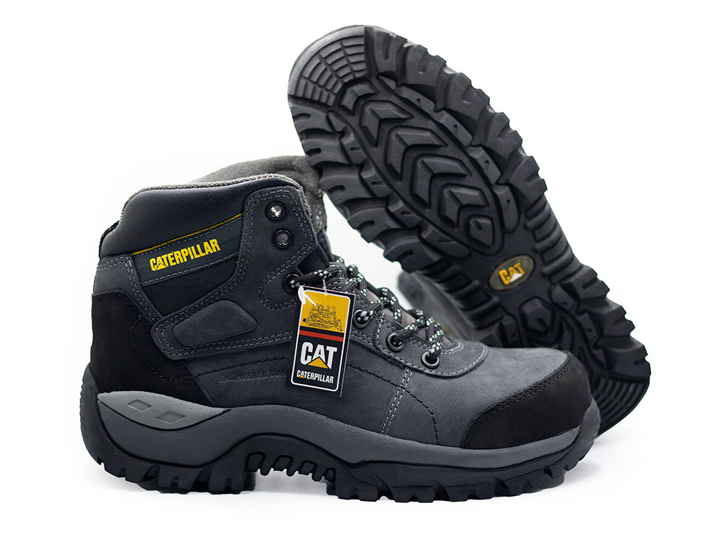 Bota Caterpillar 1333 Gris Con Puntera