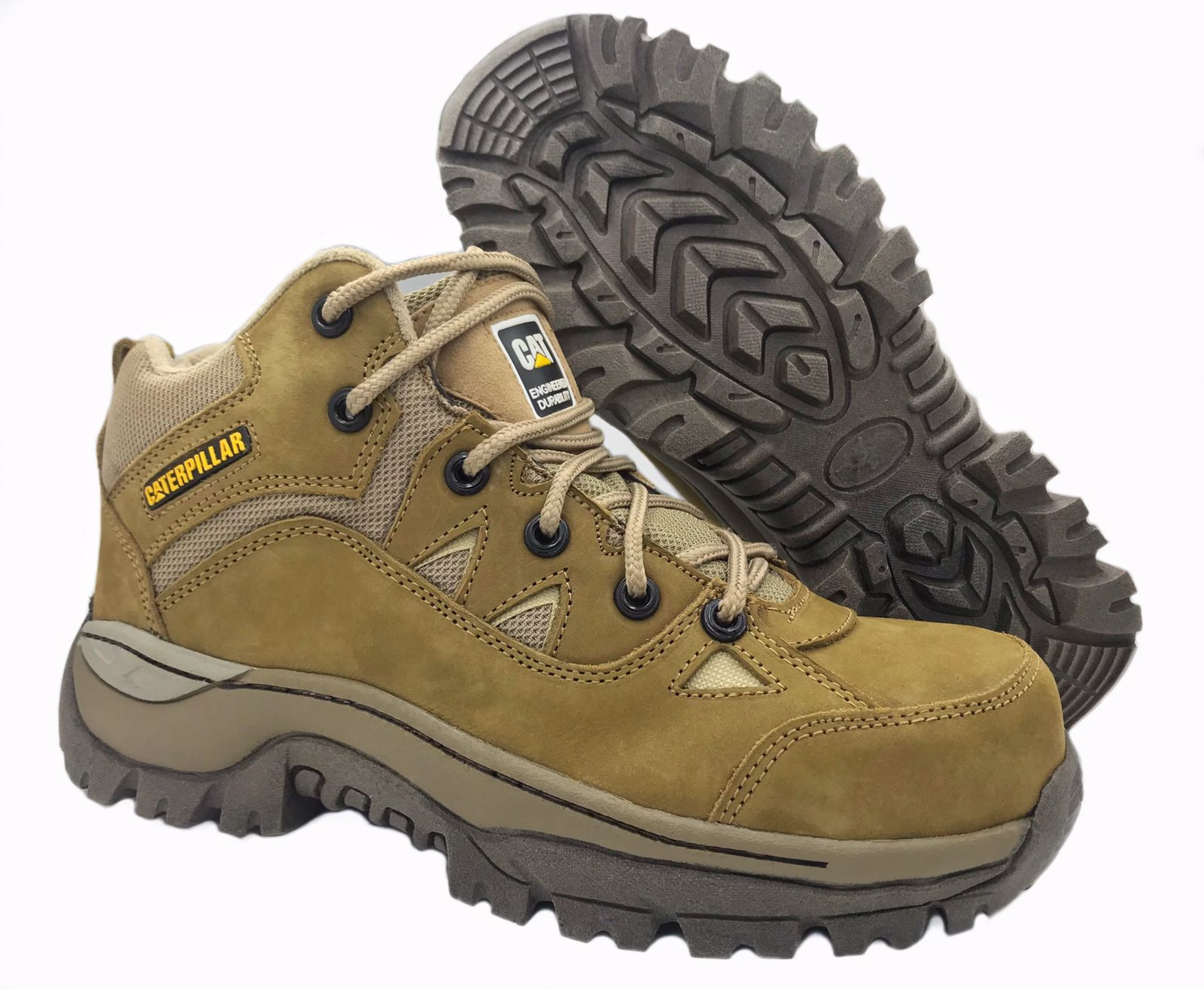 Zapato Caterpillar 020 Ocre Con Puntera