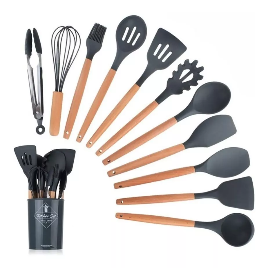 🛠️ Set de Utensilios de Cocina x 12 - ¡Todo lo que necesitas! 🍳 9