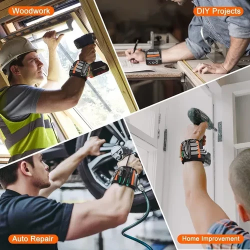 🛠️ Brazalete Magnético Porta Tornillos - ¡Ahorra tiempo y esfuerzo! 2