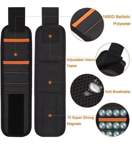 🛠️ Brazalete Magnético Porta Tornillos - ¡Ahorra tiempo y esfuerzo! 3