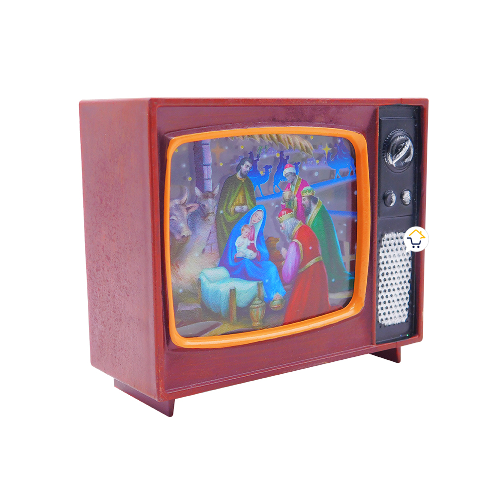 Miniatura 5 de Pesebre Navidad LED TV Luz Farol Deco