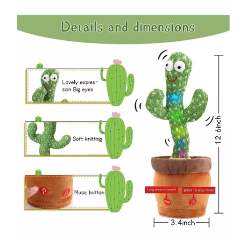 Miniatura 5 de CACTUS BAILARIN CON MOVIMIENTO