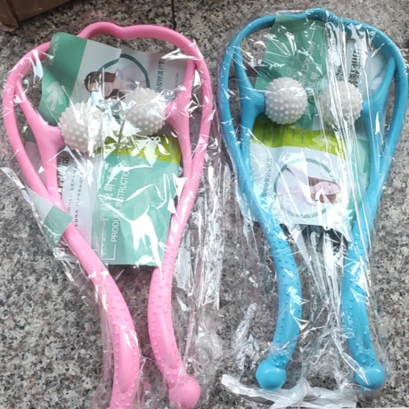 Vista 8 de Masajeador cervical manual para cuello - COLOR: Azul