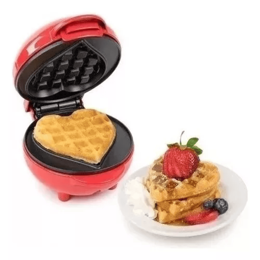 Mini Waflera Eléctrica Antiadherente