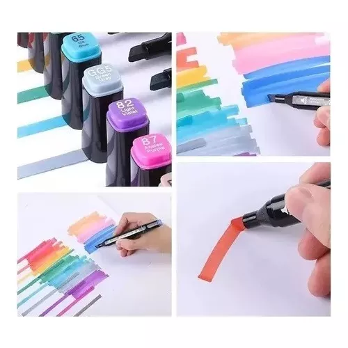 Miniatura 2 de Kit De Marcadores Doble Punta Set De 48u