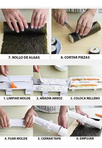 Miniatura 5 de Molde Roller Sushi Roll Kit