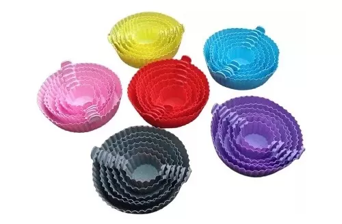 Miniatura 3 de Set X6 Bandeja De Silicona Para Airfryer