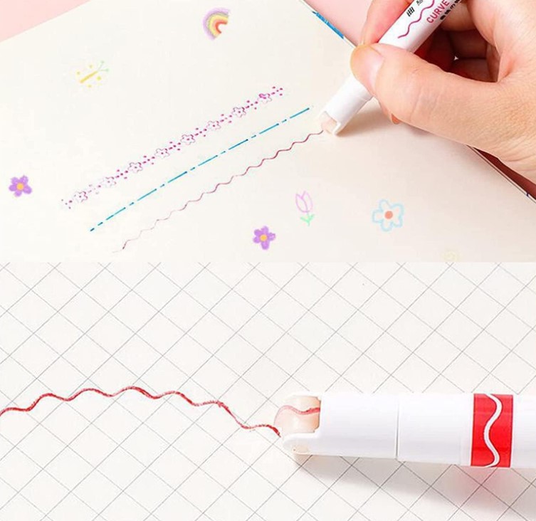 Miniatura 4 de Juego de rotuladores de 6 piezas curva