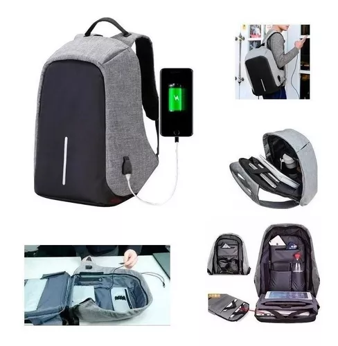 Miniatura 5 de Maleta Antirobo Mochila Con Puerto Carga