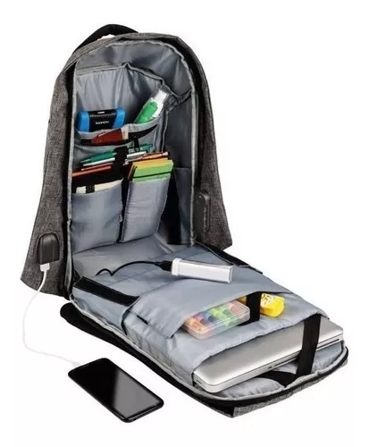 Miniatura 4 de Maleta Antirobo Mochila Con Puerto Carga
