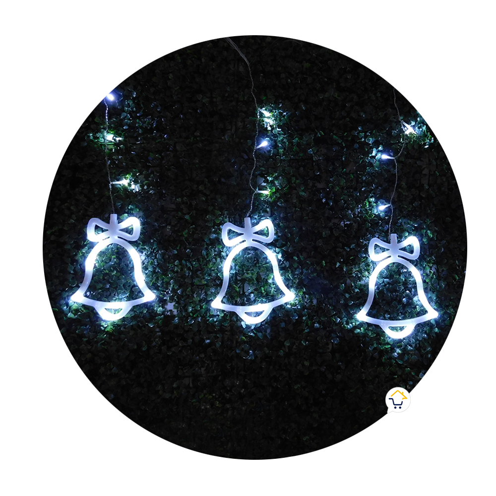 Miniatura 5 de Luz Led Cortina 9 Figuras Campana 2263