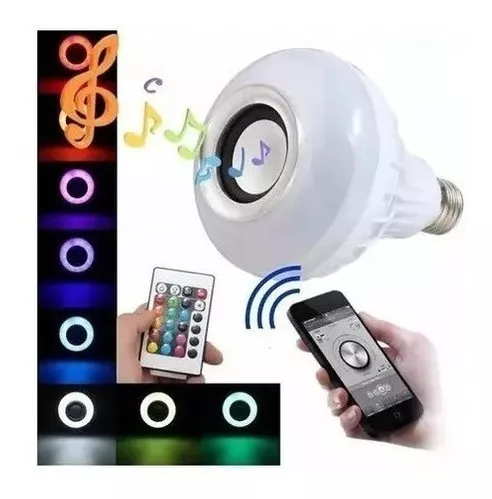 Miniatura 2 de Bombillo Parlante Con Bluetooth Multicol