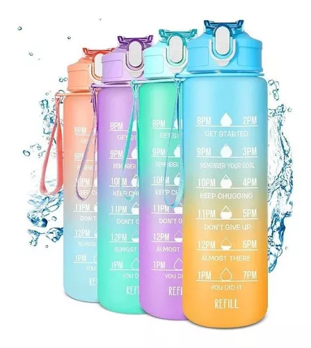 Miniatura 3 de Termo Botella De Agua Motivacional 1,5 L