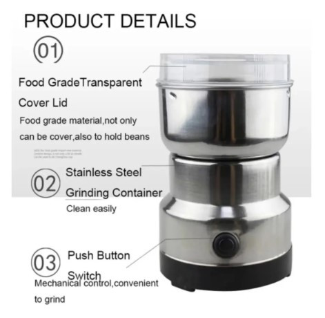 Molino De Café Eléctrico De Acero Inoxda