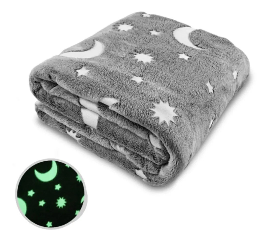 Cobija Manta Luminosa De Estrellas Y Lun