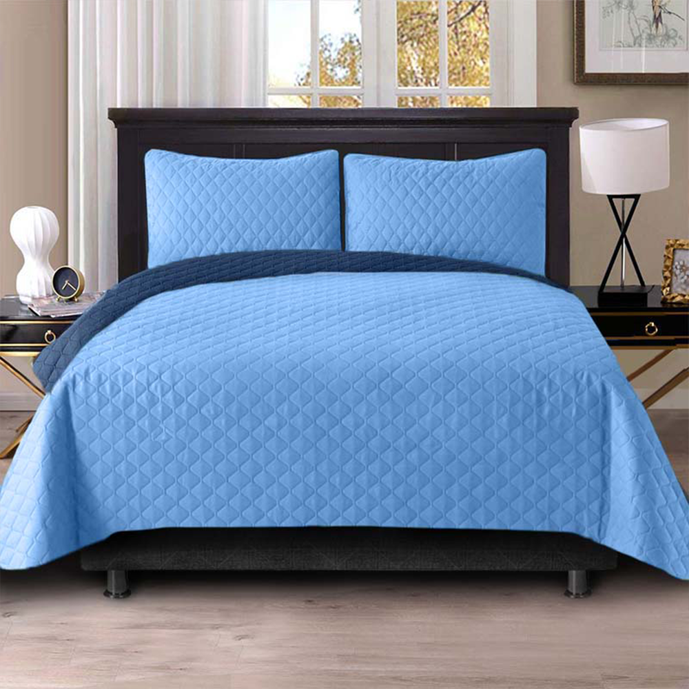 Colcha / Manta Bicolor Gris/Gris