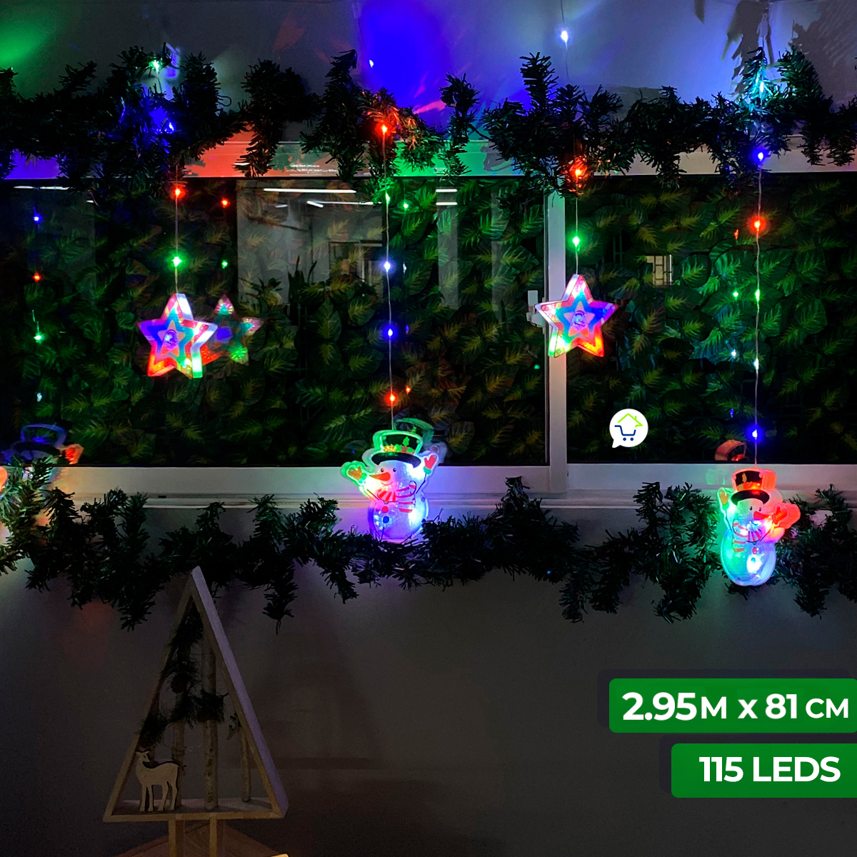 Miniatura 6 de Cortina Intercalada 3M x 80CM 1812