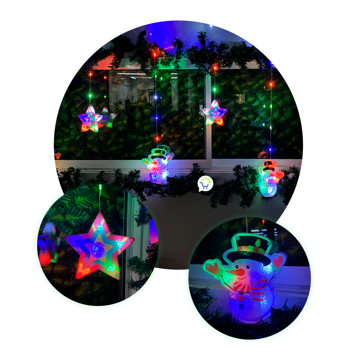 Miniatura 2 de Cortina Intercalada 3M x 80CM 1812