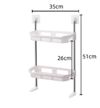 Organizador para baño de 2 niveles