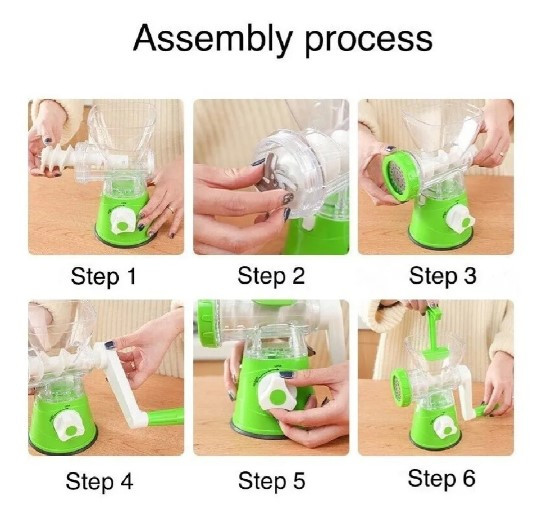 Miniatura 2 de Molino De Carne Manual Trituradora Picad