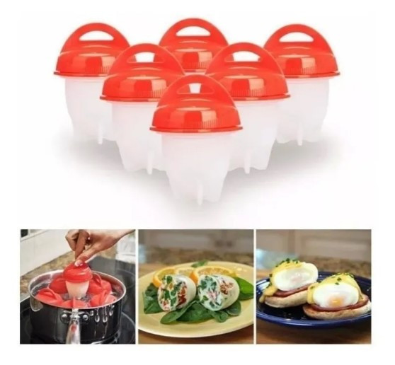 Hervidor De Huevos Silicona Egg Boil 6 U