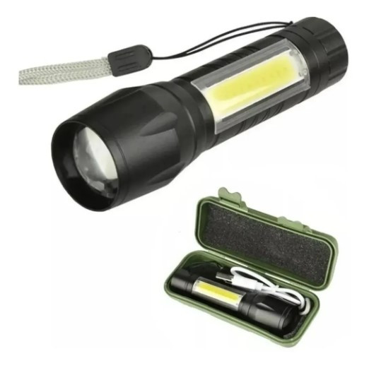 Miniatura 3 de Mini Linterna Led Recargable Luz Zoom La