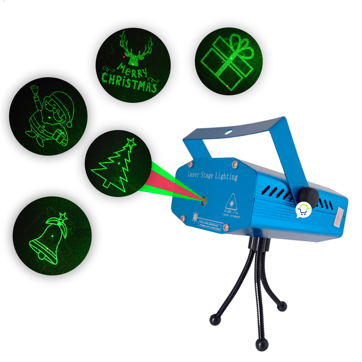 Proyector Luz Laser Ritimica 1674 FIGURAS