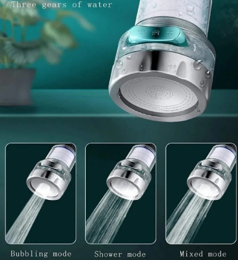 Grifo Giratorio 360 De Cocina Purificado