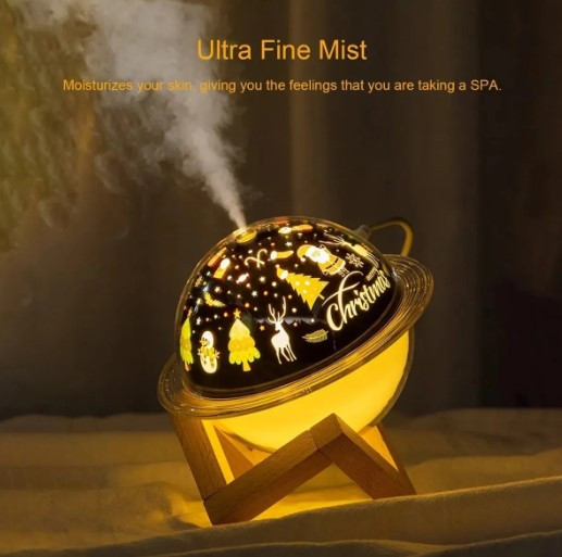 Difusor Aromaterapia Proyector Luz Led