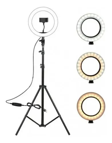 Miniatura 2 de Aro De Luz 30 cm Con Trípode