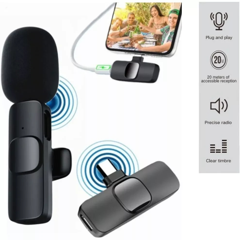 🎤 Micrófono de Solapa Doble Tipo C para iPhone - Audio Perfecto!