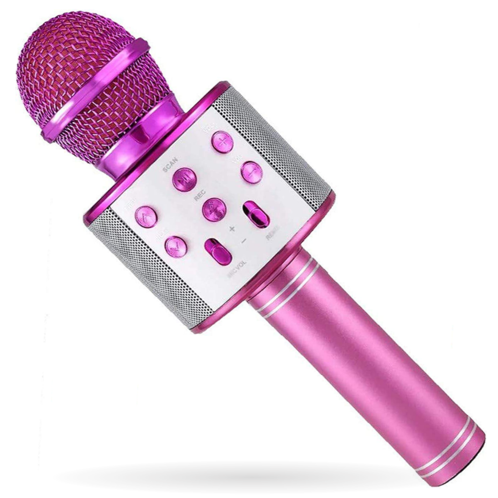 ¡Canta y diviértete con el Micrófono Karaoke BT Ws-858! 🎤 2