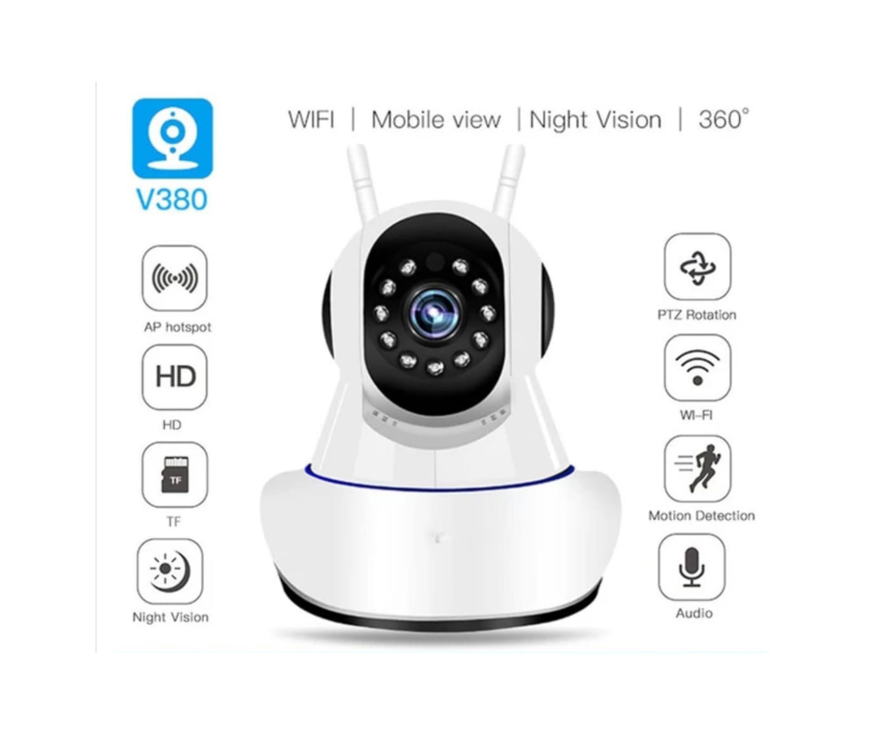 Miniatura 6 de Cámara De Seguridad wifi domo 2 antenas