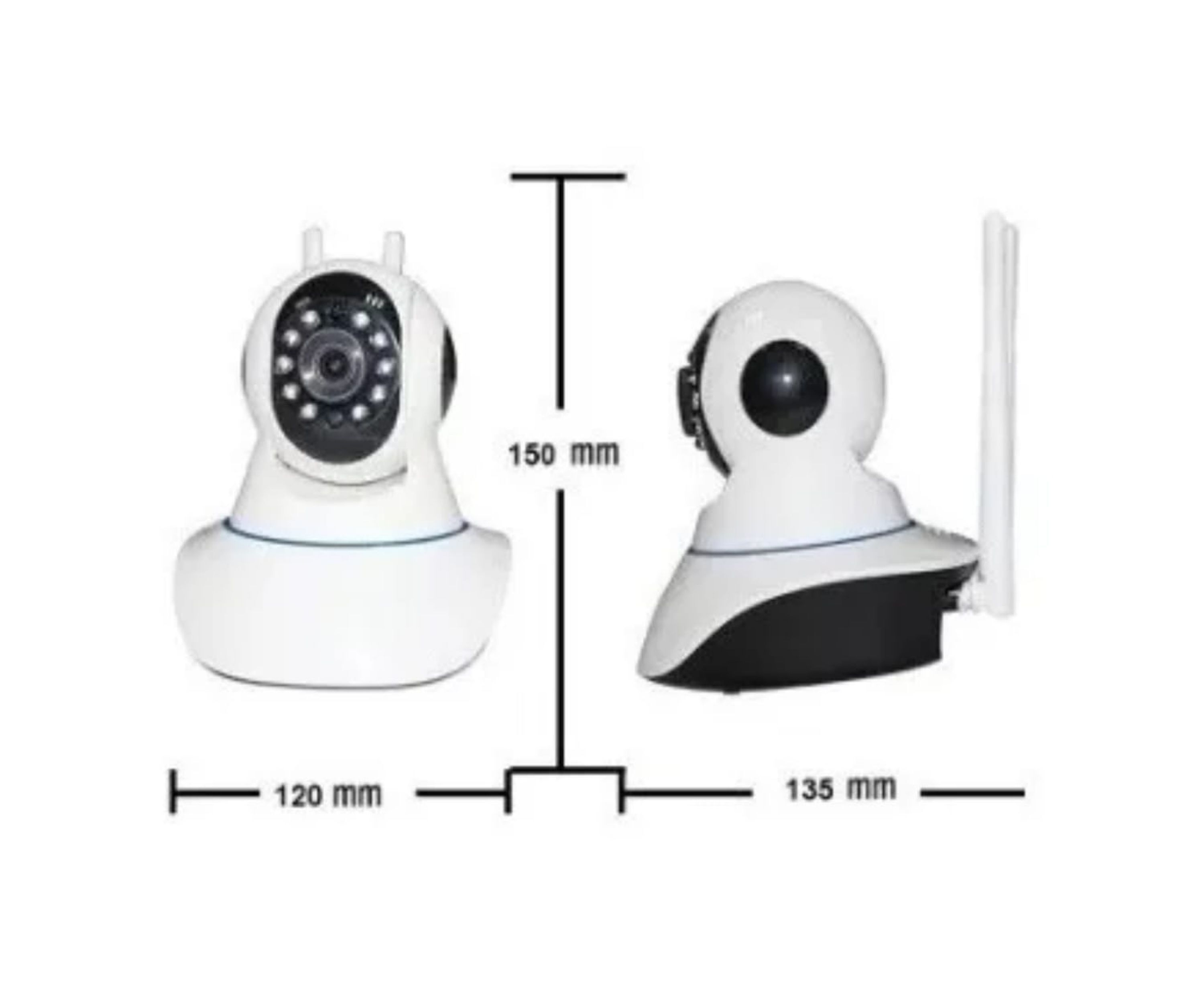 Cámara De Seguridad wifi domo 2 antenas