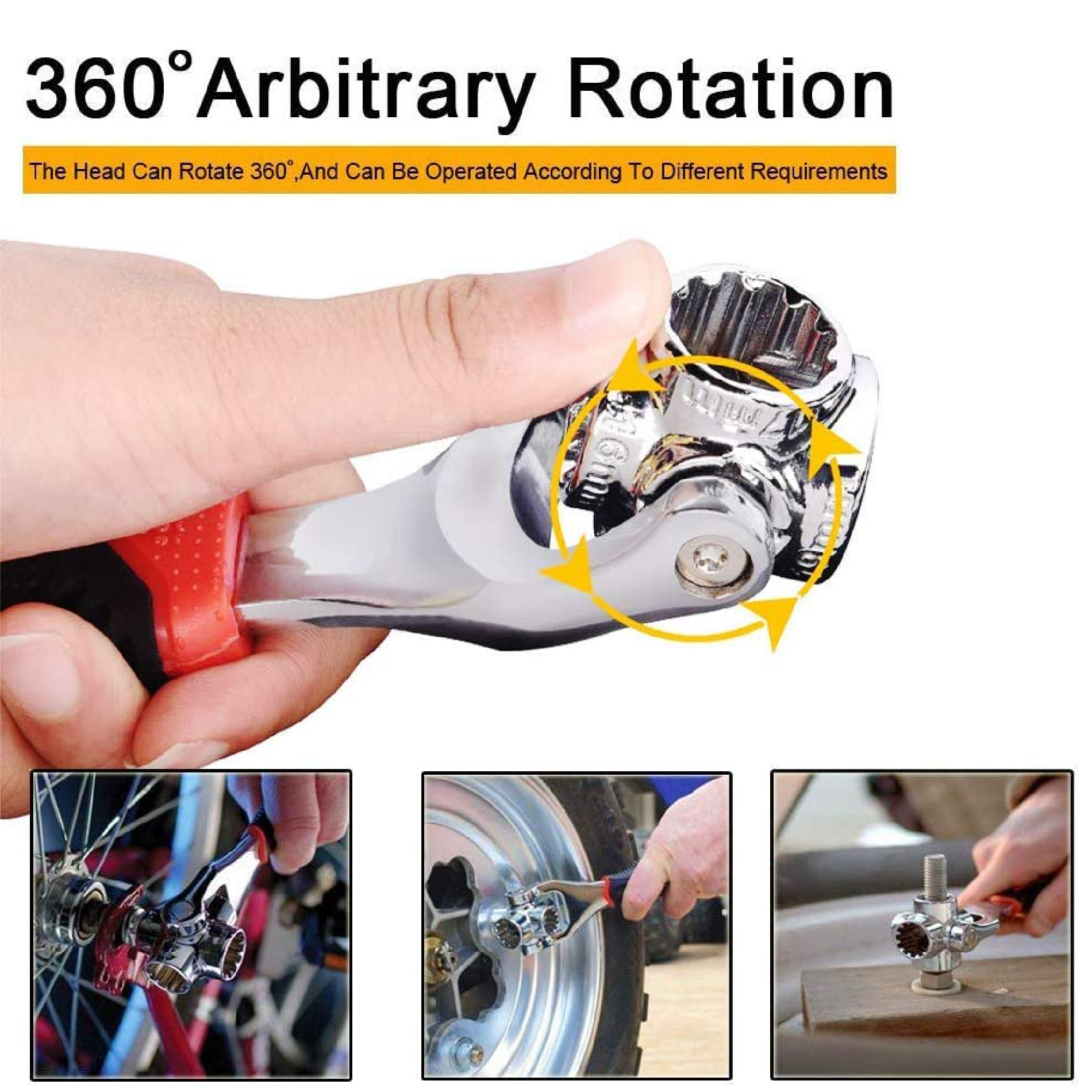 🔧 Llave Multiusos 48 en 1 Giratoria 360 - ¡Todo en uno! 5