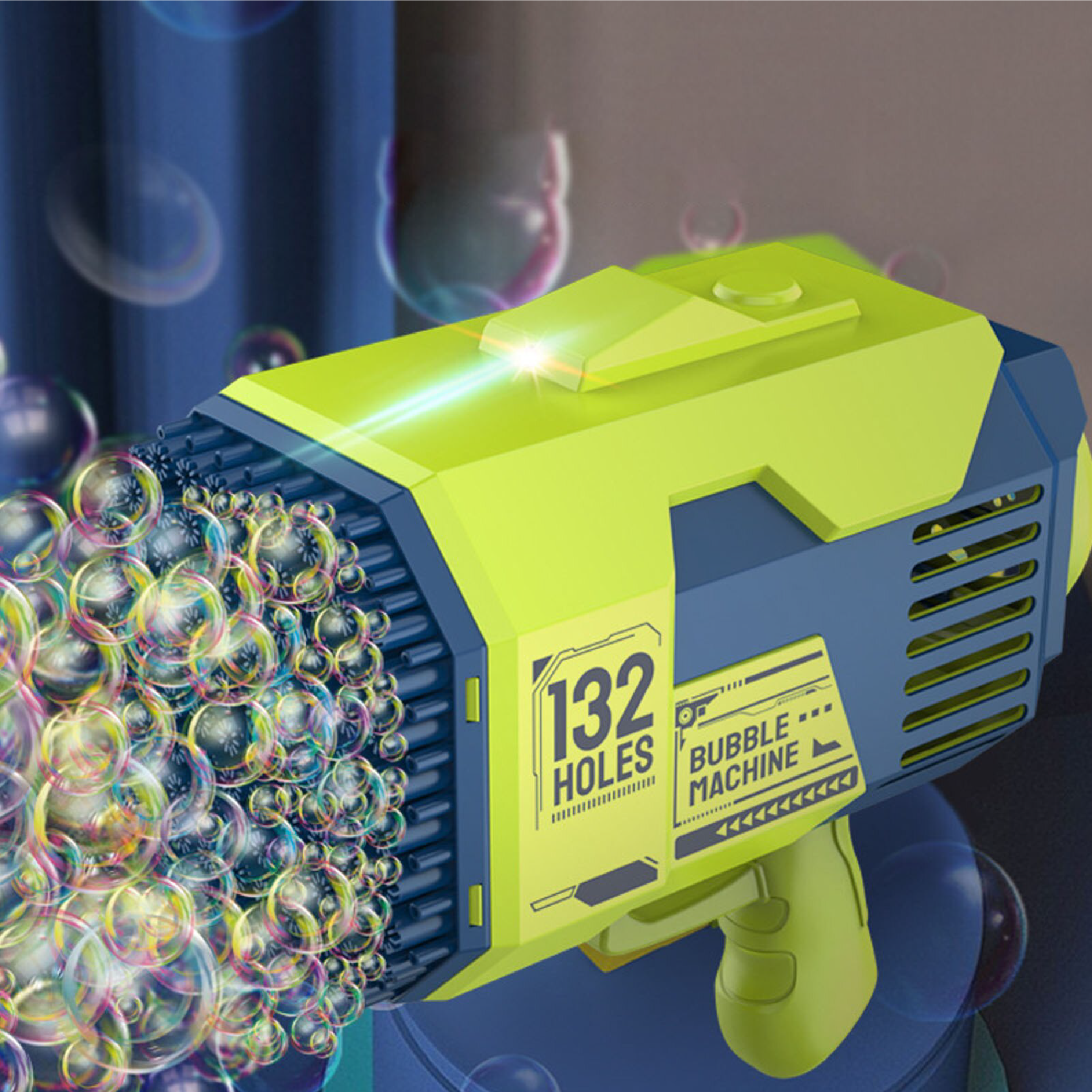 ¡Pistola de Burbuja Eléctrica con 132 Hoyos! 🎉 6