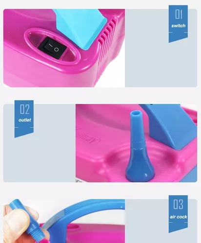 Miniatura 5 de Inflador Eléctrico De Bombas 110V 600WAT