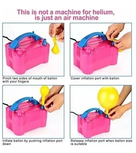 Miniatura 6 de Inflador Eléctrico De Bombas 110V 600WAT