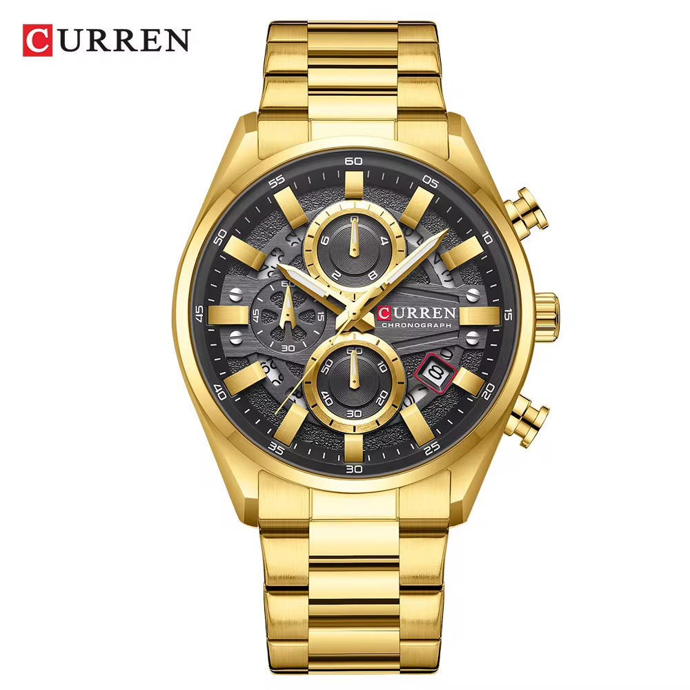 Reloj curren 8495 Dorado Cronógrafo
