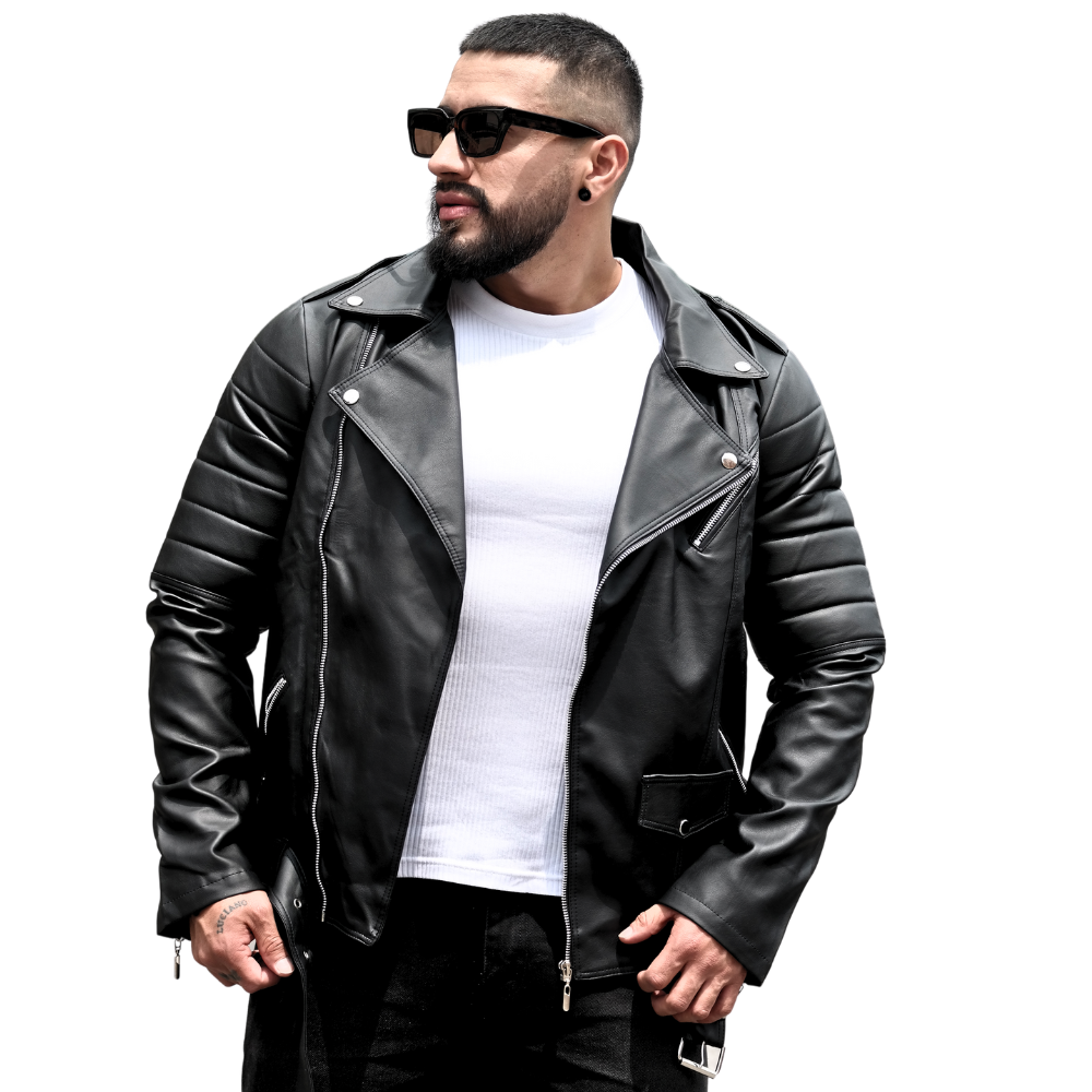 Vista 5 de CHAQUETA CHAMARRA CLASICA - TALLAS: L, COLOR: NEGRO