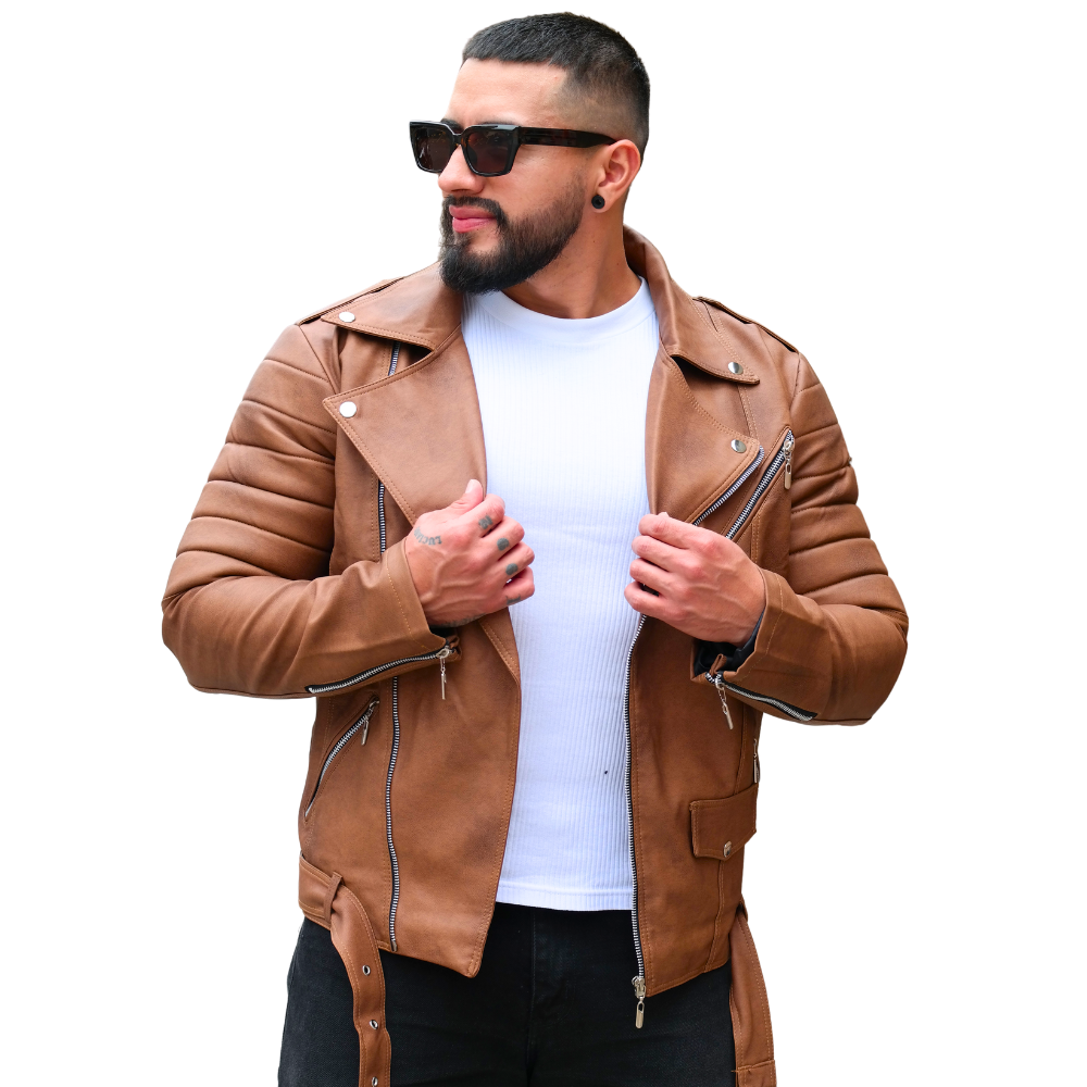 Vista 6 de CHAQUETA CHAMARRA CLASICA - TALLAS: L, COLOR: NEGRO