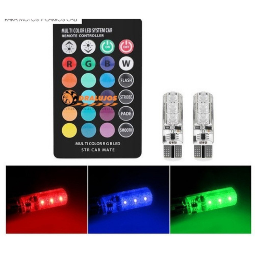 Miniatura 5 de Led 2 Cocuyos Luces Carro Y Moto