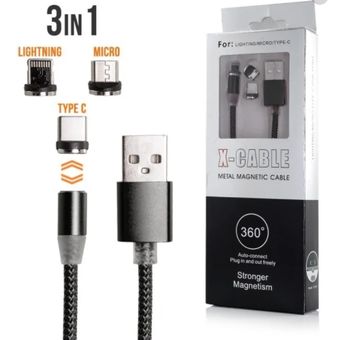 Cable Magnético 3 en 1
