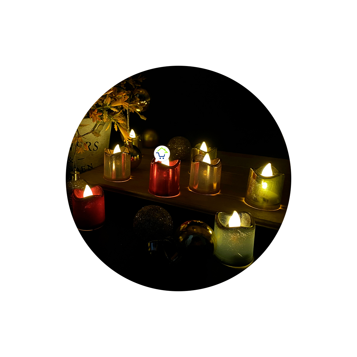 Miniatura 2 de Velas LED X24 Colores Perlados 2049
