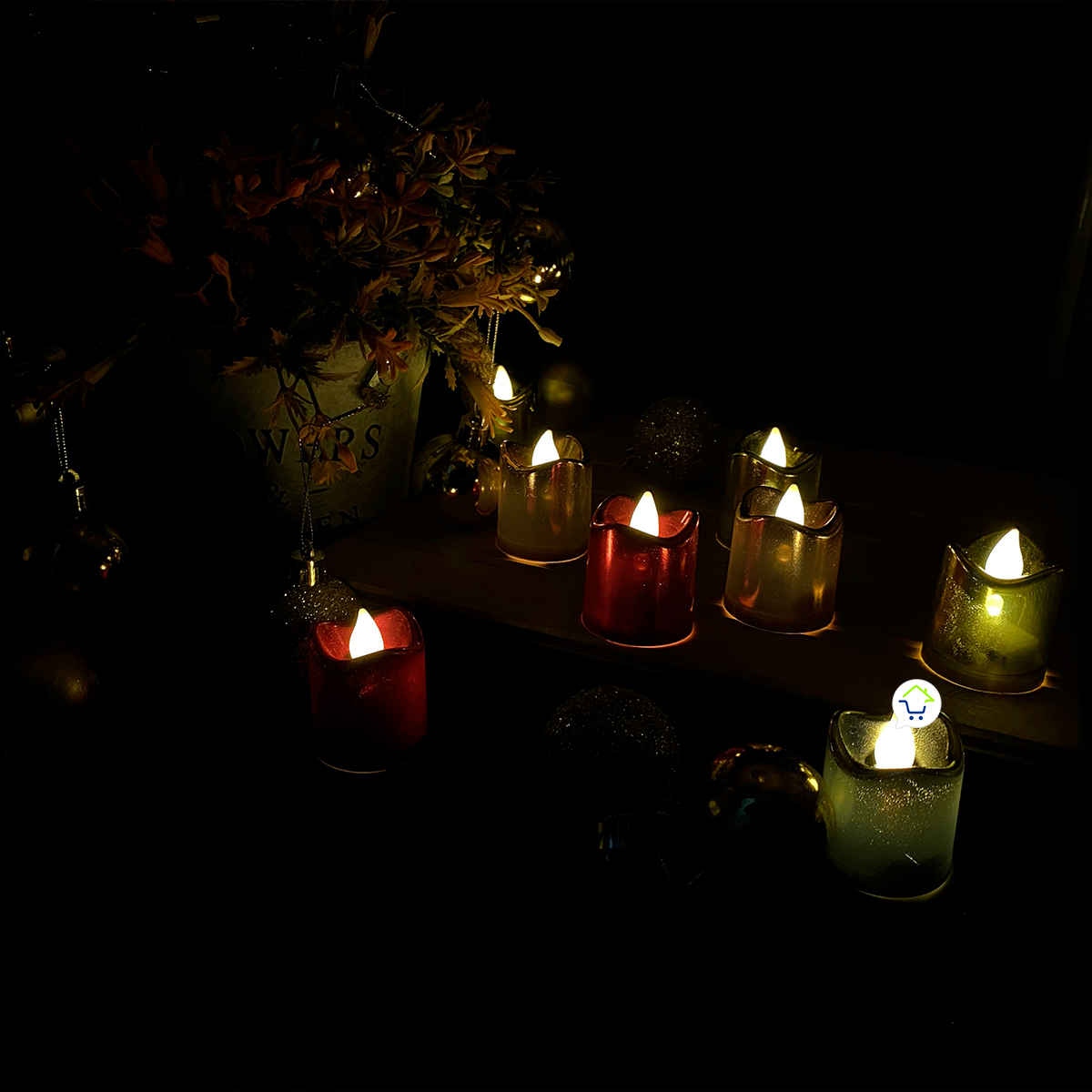 Miniatura 4 de Velas LED X24 Colores Perlados 2049