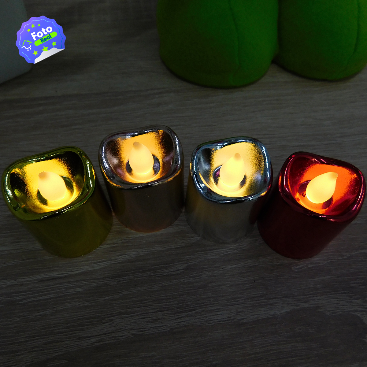 Miniatura 5 de Velas LED X24 Colores Perlados 2049