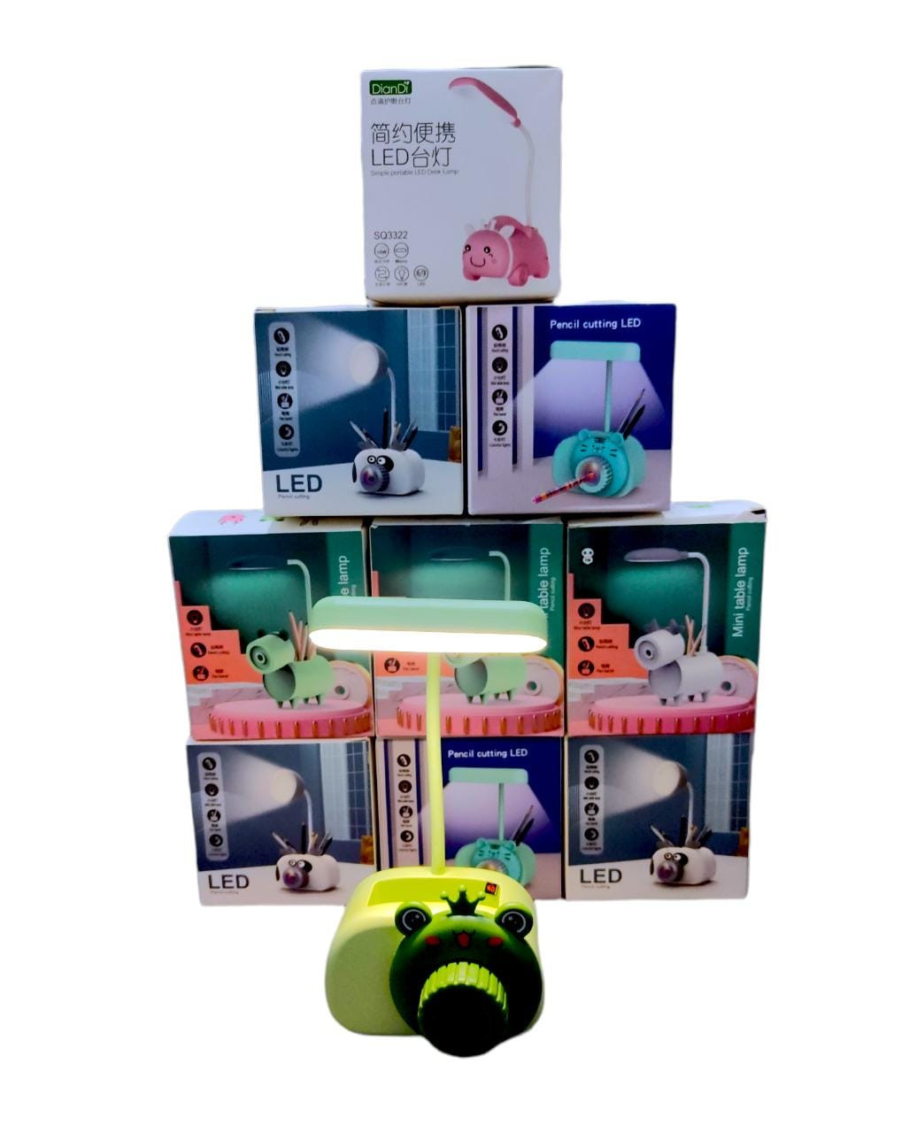 Vista 3 de Tajalápiz Recargable Ccon Luz Led - COLOR: ROJO